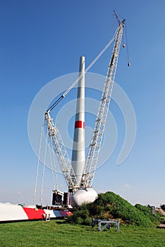 Construction windturbine