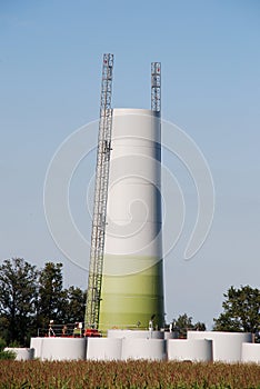 Construction windturbine