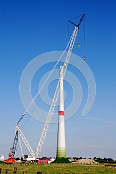 Construction windturbine