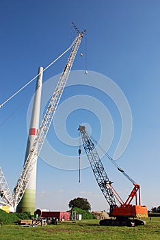 Construction windturbine