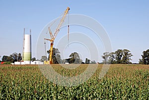 Construction windturbine