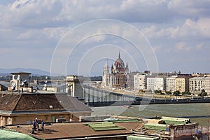 Construction work in the city Budapest