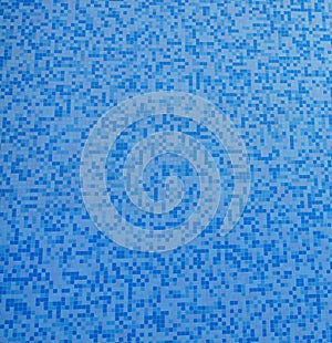 Construction work on an old swimming pool, bisazza mosaic