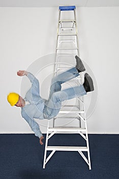COnstruction Worker or Contractor, Fall, Accident on Job or Work