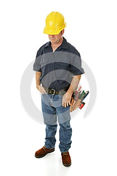 Construction Worker Depressed