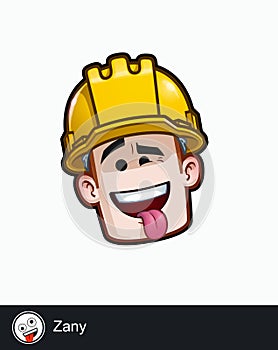 Construction Worker - Expressions - Affection - Zany