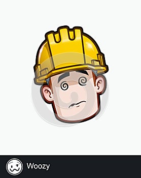 Construction Worker - Expressions - Unwell - Woozy