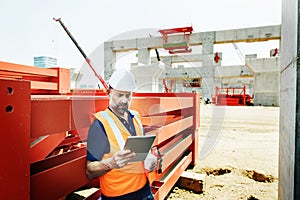 Construction Worker Planning Constractor Developer Concept