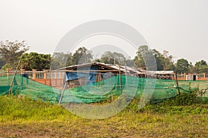 Construction worker`s house