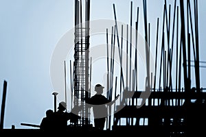 Construction worker silhouette