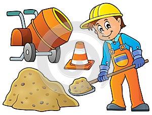 Construction worker theme image 5