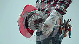 The Construction Worker Tools.AI generated image