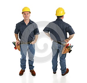 Construction Worker Two Views