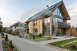 Construction worker welding steel beams at site
