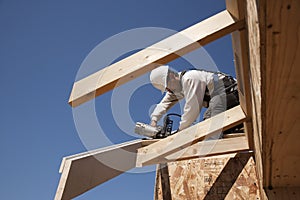 Construction Worker at Work