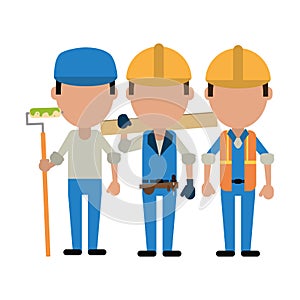 Construction workers avatars