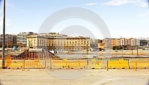 Construction works for the adaptation of the high-speed train AVE, Barcelona