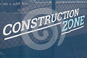 Construction Zone Banner Sign