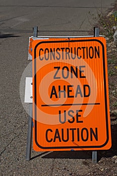 Construction Zone Sign