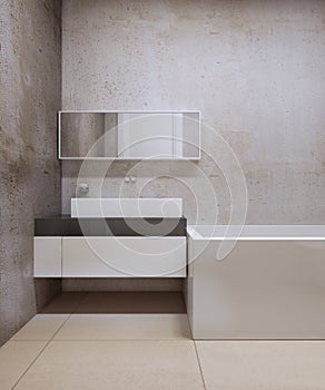 Constructionism bathroom design