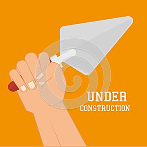 Constructions and tools theme design.