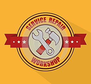 Constructions and tools theme design.