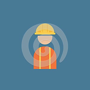 Constructionworker. Vector illustration decorative design