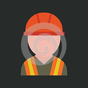 Constructionworker. Vector illustration decorative design