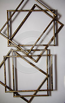 Constructive background with frames