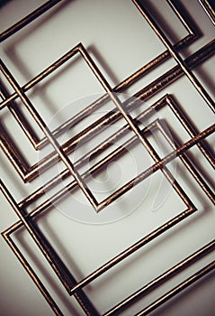 Constructive background with frames