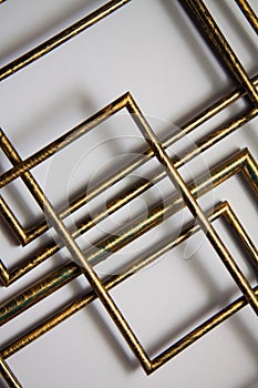 Constructive background with frames