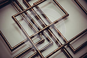 Constructive background with frames