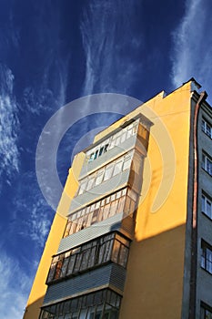 Constructivism style buildings photo