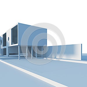 Constructivism style cottage