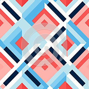 Constructivist-inspired Geometric Pattern For Surface Printing photo