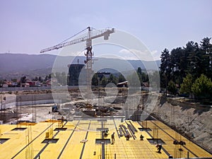 constrution buildings malls workers hotsun photo