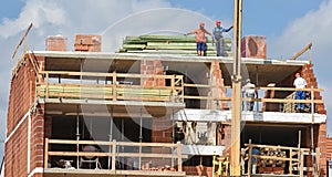 Constuction of a new apartment building