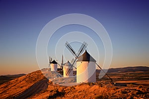 Consuegra is a litle town in the Spanish region of Castilla-La Mancha, famous due to its historical windmills