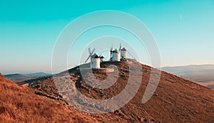 Consuegra Windmills in Spain, Castile and Leon