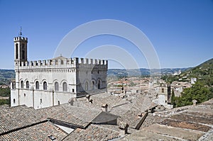 Consul Palace. Gubbio. Umbria. photo