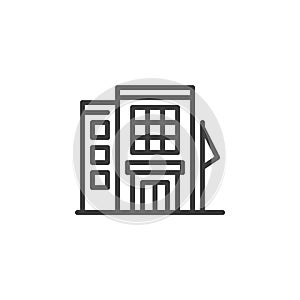 Consulate Office line icon