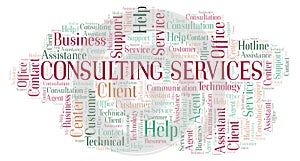 Consulting Services word cloud