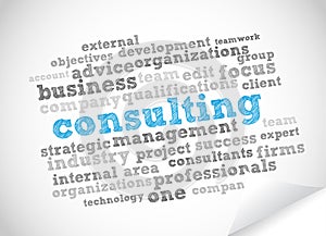 Consulting word cloud