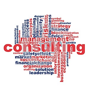 Consulting word cloud