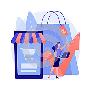 Consumer demand abstract concept vector illustration
