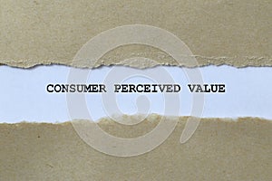 consumer perceived value on white paper