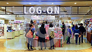 Consumer products log on retail store, hong kong