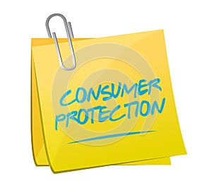 consumer protection memo illustration