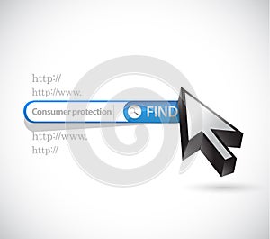 consumer protection search bar