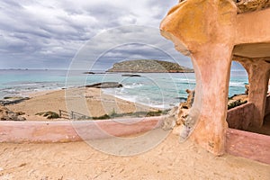 Conta beach in Ibiza photo